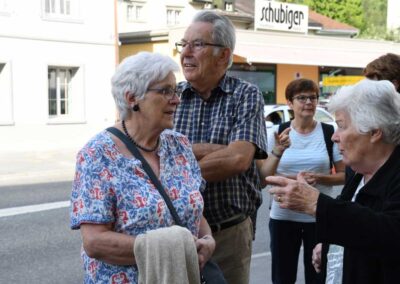 Der gemischte Chor von Remetschwil an eine Ihrer Chorreisen im Glarnerland Braunwald im Jahr 2016