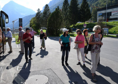 Der gemischte Chor von Remetschwil an eine Ihrer Chorreisen im Glarnerland Braunwald im Jahr 2016
