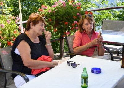 Der gemischte Chor von Remetschwil an eine Ihrer Chorreisen im Glarnerland Braunwald im Jahr 2016